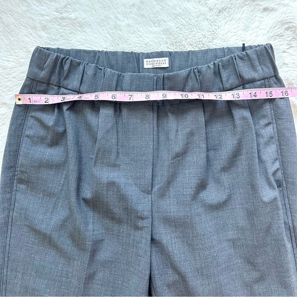 Brunello Cucinelli women wool pants size 6 US Retail 2250$ - Picture 10 of 11